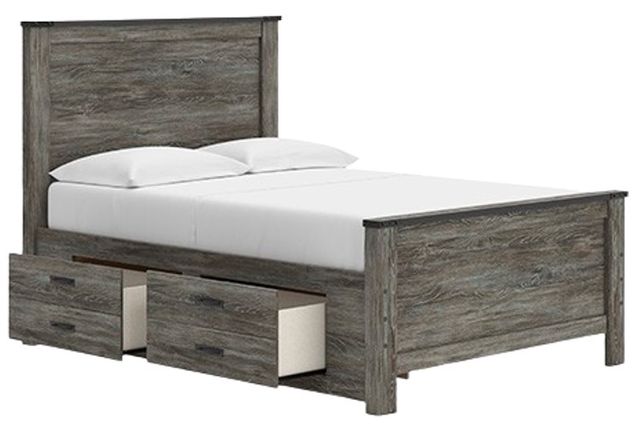 Signature Design by Ashley® Frandern Black/Gray Youth Full Storage Panel Bed-2