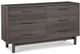 Signature Design by Ashley® Brymont 5-Piece Dark Gray Full Platform Bed Set-2