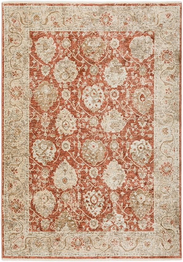 Dalyn™ Rug Company Bergama Paprika 5'x8' Style 2 Area Rug-0