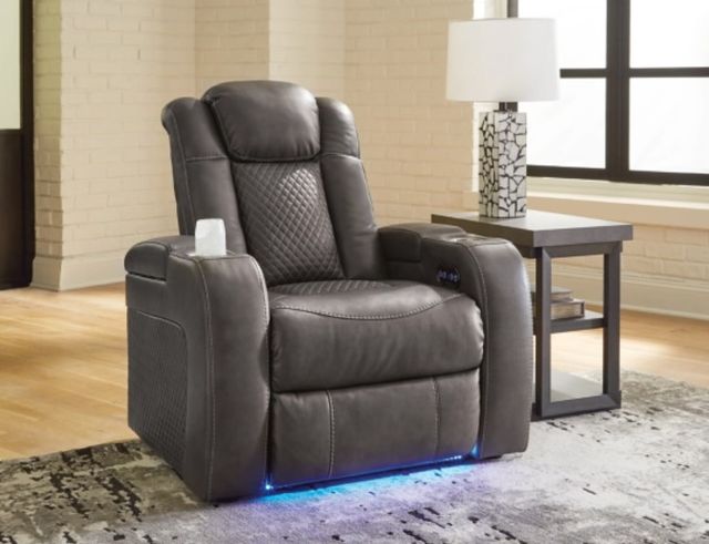 Signature Design by Ashley® Fyne-Dyme Shadow Power Recliner-5
