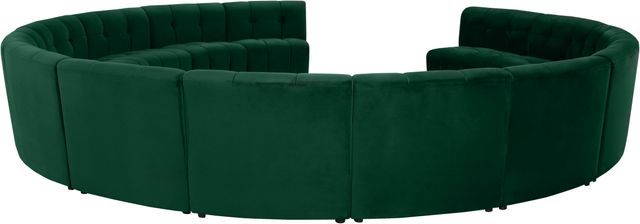 Meridian Furniture Limitless 14-Piece Green Velvet Modular Sectional-3
