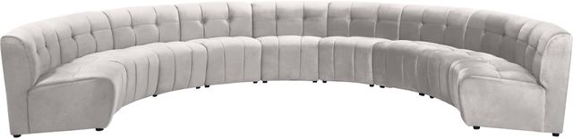 Meridian Furniture Limitless 9-Piece Cream Velvet Modular Sectional-0