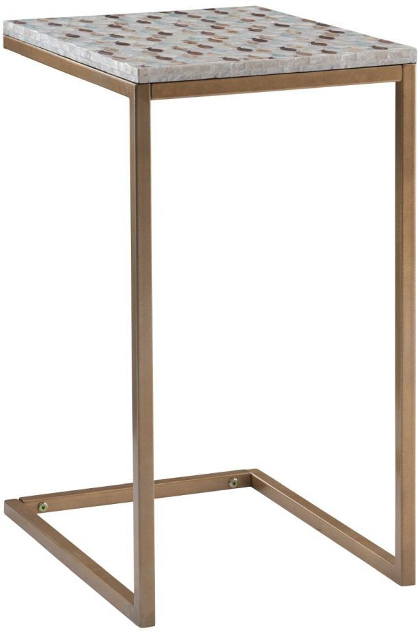 Linon Mop Gold C-Table-3