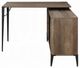 ACME Furniture Zakwani Black/Rustic Oak 31" Writing Desk-2