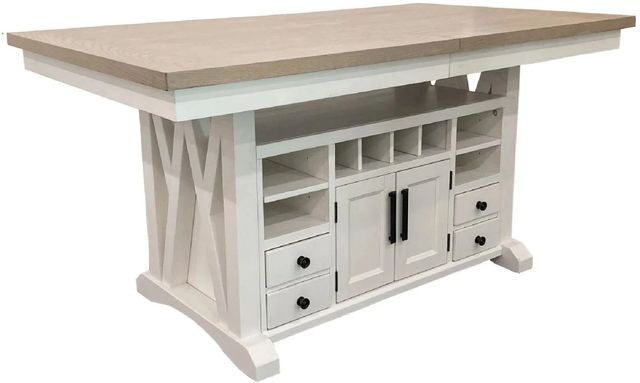 Parker House® Americana Modern Weathered Natural Counter Table with Cotton Base-0