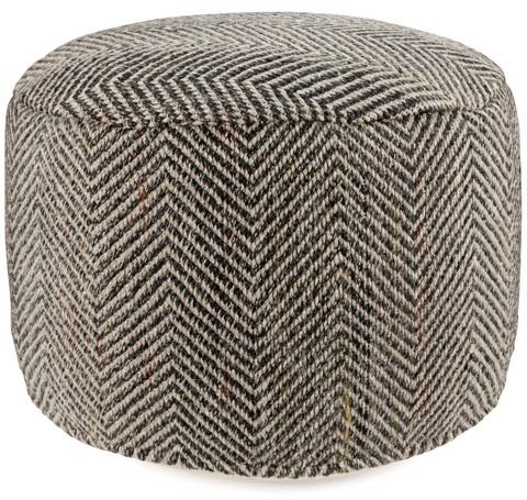 Signature Design by Ashley® Dordie Taupe/Charcoal Pouf-0