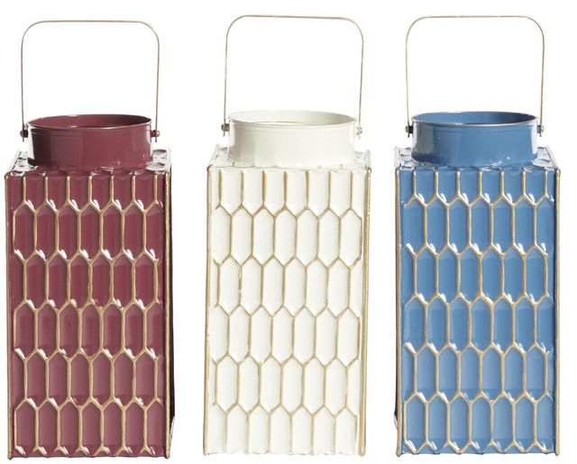 Deco Marche 4-Piece Multi-Colored Lantern Set-1