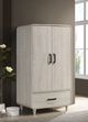 Crown Mark Nyomi White Armoire-1