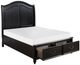 Homelegance® Herman Charcoal Brown California King Platform Bed -3