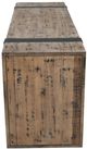 Nest Home Collections Huntington Antique Black/Natural Wine Cabinet-2