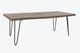 Jofran Inc. Nature's Edge Slate Coffee Table with Black Base-0