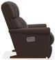 La-Z-Boy® Pinnacle Cedar Leather Power Rocking Recliner with Headrest-2