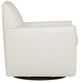 Palliser® Furniture Customizable Pia White Swivel Chair with Two 16" Pillows-2