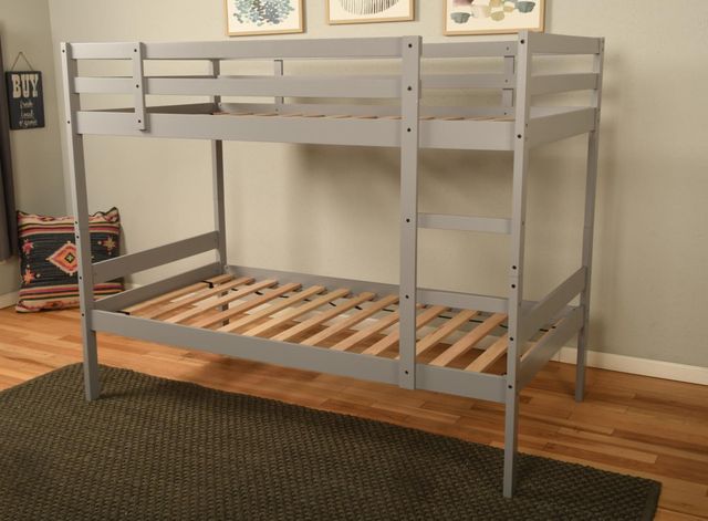 Kodiak Furniture Sydney Light Gray Twin/Twin Bunk Bed-3