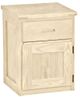Crate Designs™ Furniture Unfinished 30" Tall Nightstand-0