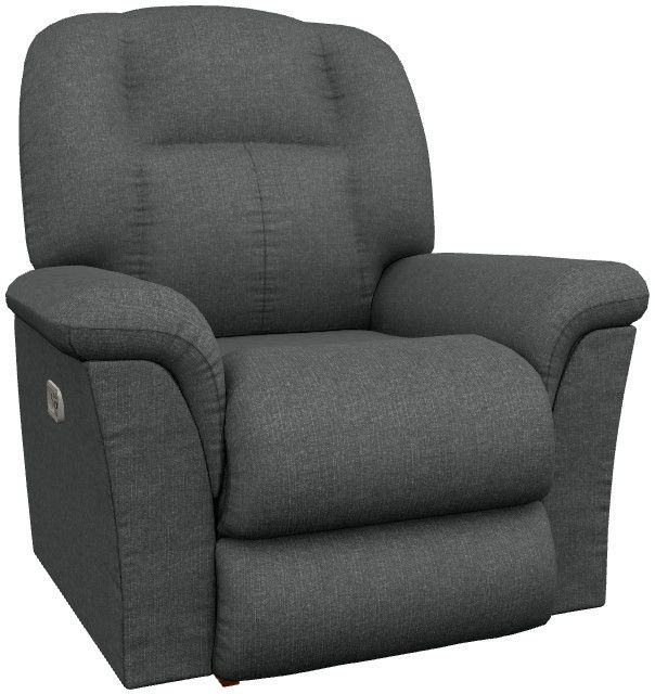 La-Z-Boy® Jasper Slate Power Rocking Recliner with Headrest-0