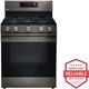 LG 30" PrintProof™ Black Stainless Steel Freestanding Gas Range-2