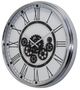 YHD Black/Chrome/White Wall Clock-1