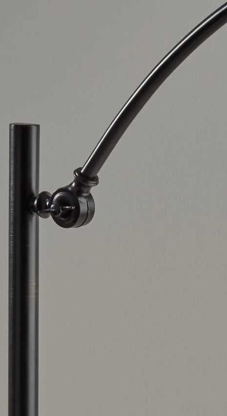 Adesso® York Antique Bronze Floor Lamp-3