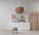 Currey & Company Samoa Gesso White/Natural Rope Two-Tiered Chandelier-1
