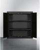 Summit 18" Jet Black Wall Cabinet-4