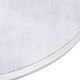 StyleCraft White Round Dining Table with Gold Accent-3