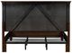 Liberty Furniture Rustic Traditions Rustic Cherry California King Panel Bed-4