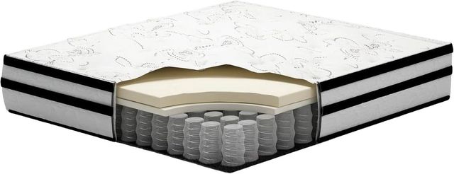 Sierra Sleep® by Ashley Chime 10" Hybrid Medium Tight Top California King Mattress in Box-2