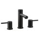 Moen® Align Matte Black Two-Handle Widespread Bathroom Faucet-0