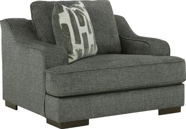 Benchcraft® Lessinger 4-Piece Pewter Living Room Seating Set-3