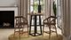Moe's Home Collection Tri-Mesa Brown Bar Table with Black Base-4