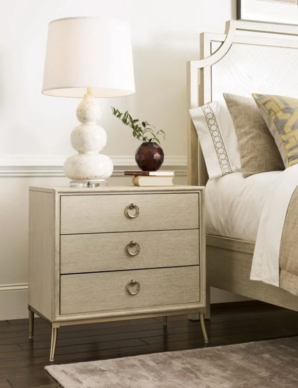 American Drew® Lenox Seneca Alabaster Bedside Nightstand-1
