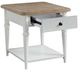 Liberty Furniture Turnberry Park Toasted Oat Rectangular End Table with Washed White Base-4