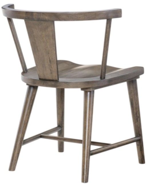 Legacy Classic Xxx's and Ooo's Cocoa Splat Back Dining Side Chair-2