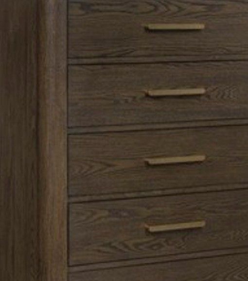 Signature Design by Ashley® Radkin Burnished Brown 5-Drawer Chest-1