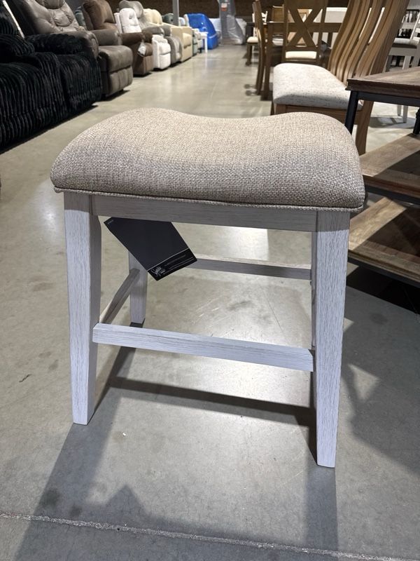 Clearance Signature Design by Ashley® Skempton Light Brown/White 24" Counter Stool-0