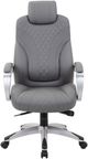 Presidential Seating Boss Gray Hinged Arm Executive Chair-1