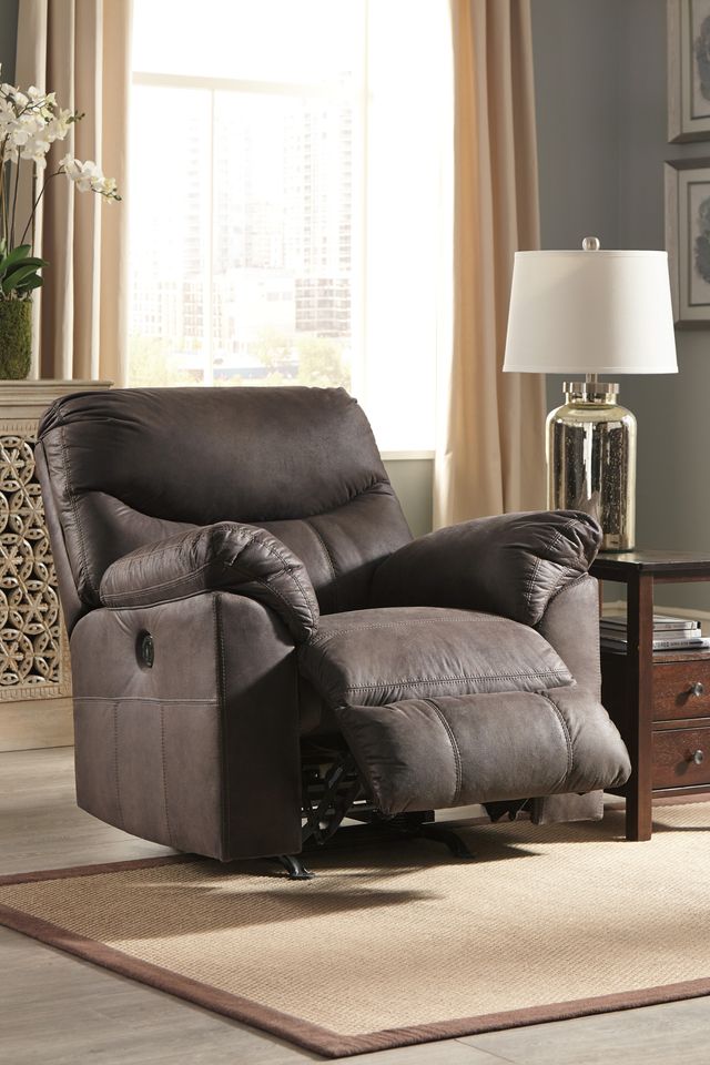 Signature Design by Ashley® Boxberg Teak Power Rocker Recliner-3