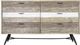 Armen Living Bridges 4-Piece Two Tone Grey King Bedroom Set-3