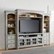 Liberty Furniture Heartland Antique White/Tobacco Entertainment Center with Piers-1
