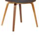 Armen Living Jaguar Charcoal Dining Chair-4