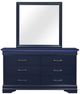 Global Furniture USA Charlie Blue Dresser-1