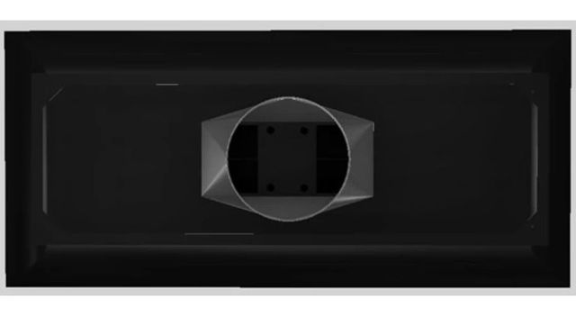 Vent-A-Hood® Designer Series 66" Black Island Range Hood-2