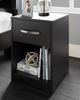 Signature Design by Ashley® Finch Black 1-Drawer Nightstand-4