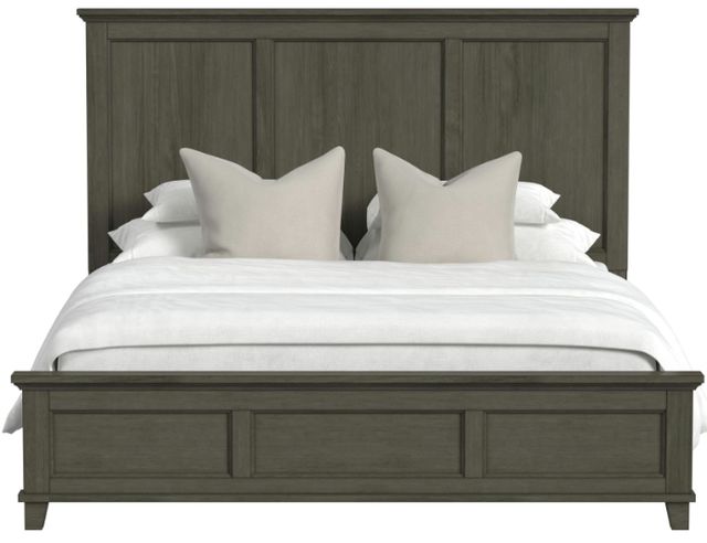 Elements International Canterbury Gray King Panel Bed-3