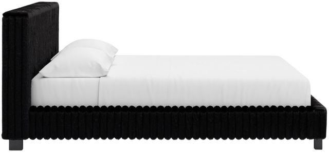 Signature Design by Ashley® Birmonton Black California King Upholstered Panel Bed-2