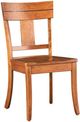 Urban Collections by Yutzy Woodworking Venice Brown Dining Side Chair-0