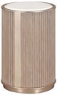 Michael Amini® West Kensington Sea Salt Caramel Chairside Table-1