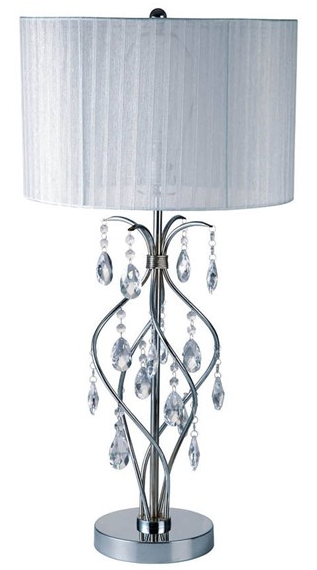 Furniture of America® Xia White Table Lamp-0