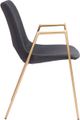 Zuo Modern Desi Black/Gold Dining Chair-1